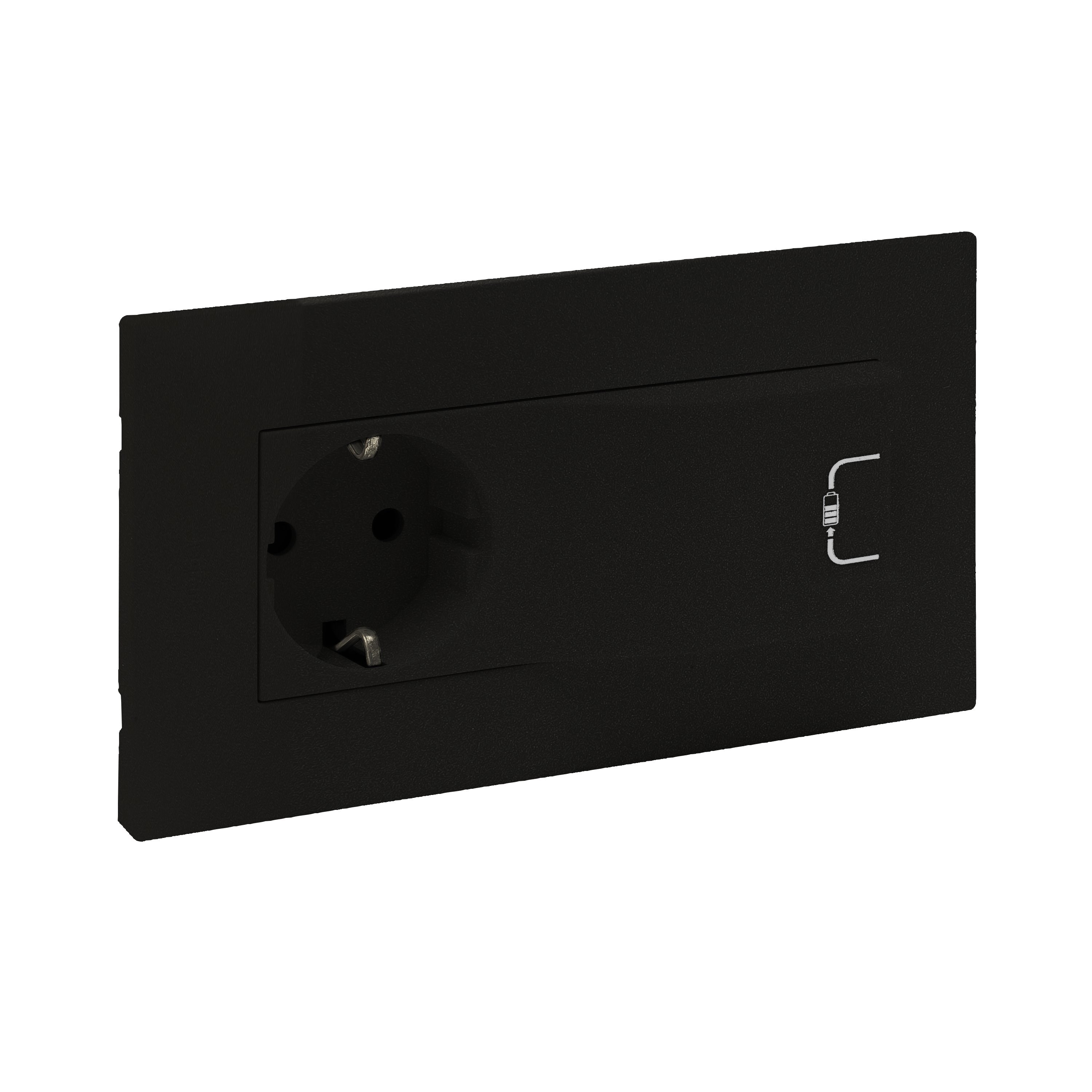 LEGRAND 768695Legrand Raventi TOPRAKLI PRIZ+USB SIYAHLegrand Raventi TOPRAKLI PRIZ+USB SIYAH{ubercoelektromarket}