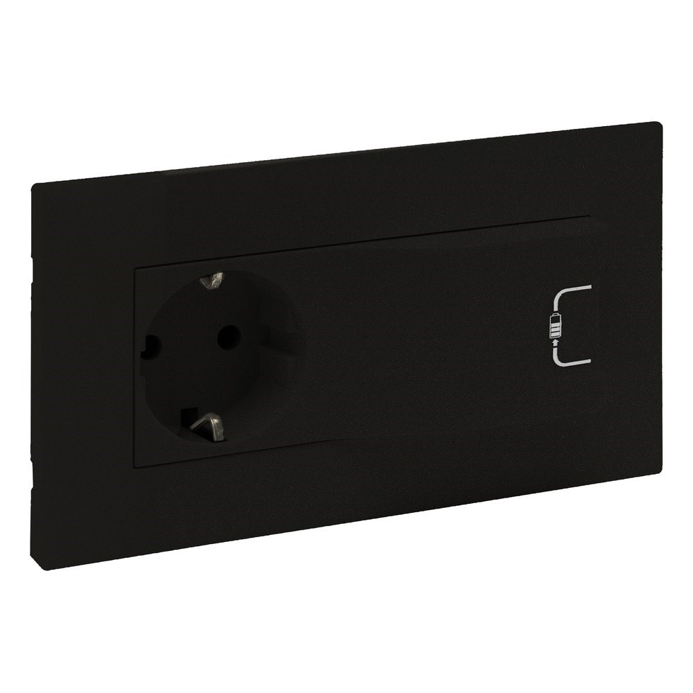 LEGRAND 768695Legrand Raventi TOPRAKLI PRIZ+USB SIYAHLegrand Raventi TOPRAKLI PRIZ+USB SIYAH{ubercoelektromarket}
