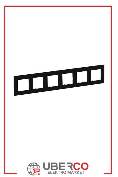 LEGRAND 768676Legrand Renkli Çerçeveler - Altılı - SiyahLegrand Renkli Çerçeveler - Altılı - Siyah{ubercoelektromarket}