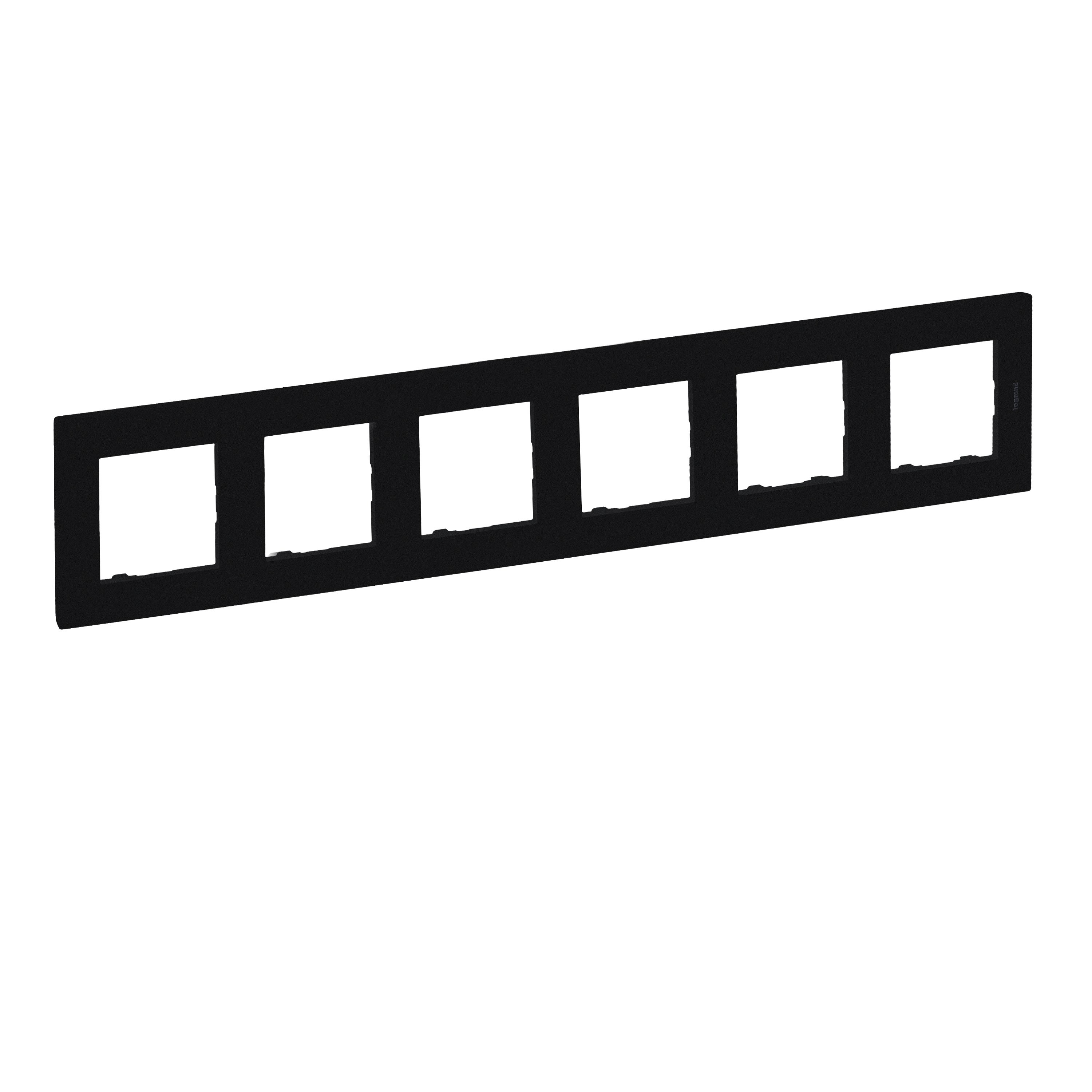 LEGRAND 768676Legrand Renkli Çerçeveler - Altılı - SiyahLegrand Renkli Çerçeveler - Altılı - Siyah{ubercoelektromarket}