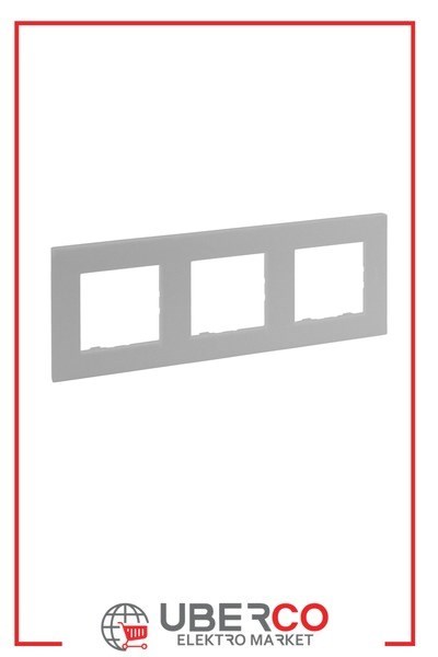 LEGRAND 768273Legrand Renkli Çerçeveler (Alüminyum) - ÜçlüLegrand Renkli Çerçeveler (Alüminyum) - Üçlü{ubercoelektromarket}