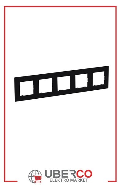 LEGRAND 768675Legrand Renkli Çerçeveler - Beşli - SiyahLegrand Renkli Çerçeveler - Beşli - Siyah{ubercoelektromarket}