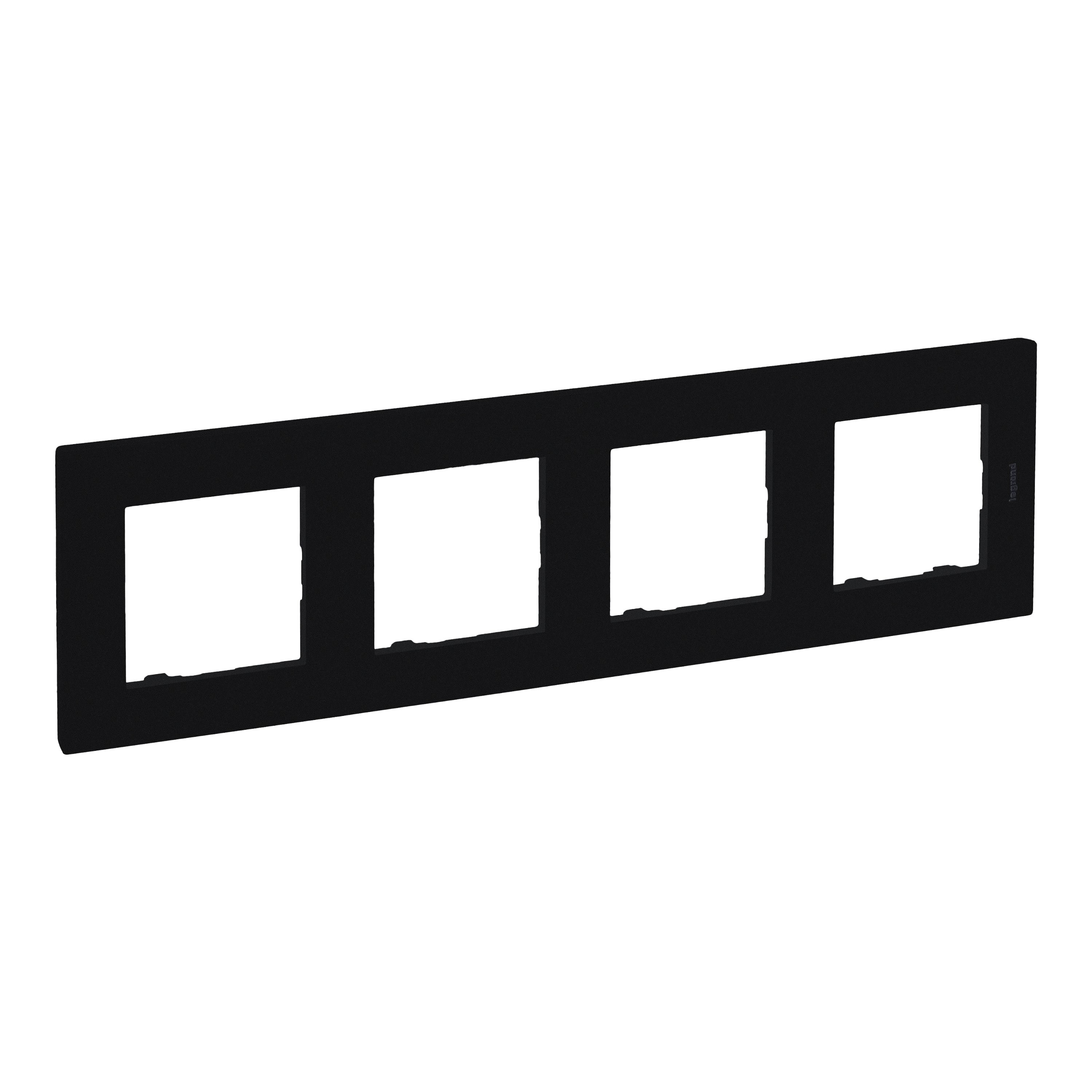 LEGRAND 768674Legrand Renkli Çerçeveler - Dörtlü - SiyahLegrand Renkli Çerçeveler - Dörtlü - Siyah{ubercoelektromarket}