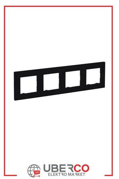 LEGRAND 768674Legrand Renkli Çerçeveler - Dörtlü - SiyahLegrand Renkli Çerçeveler - Dörtlü - Siyah{ubercoelektromarket}