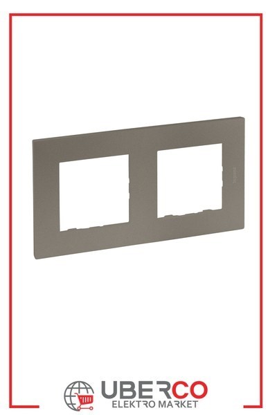 LEGRAND 768572Legrand Renkli Çerçeveler - İkili - BronzLegrand Renkli Çerçeveler - İkili - Bronz{ubercoelektromarket}