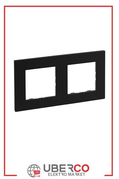 LEGRAND 768672Legrand Renkli Çerçeveler - İkili - SiyahLegrand Renkli Çerçeveler - İkili - Siyah{ubercoelektromarket}