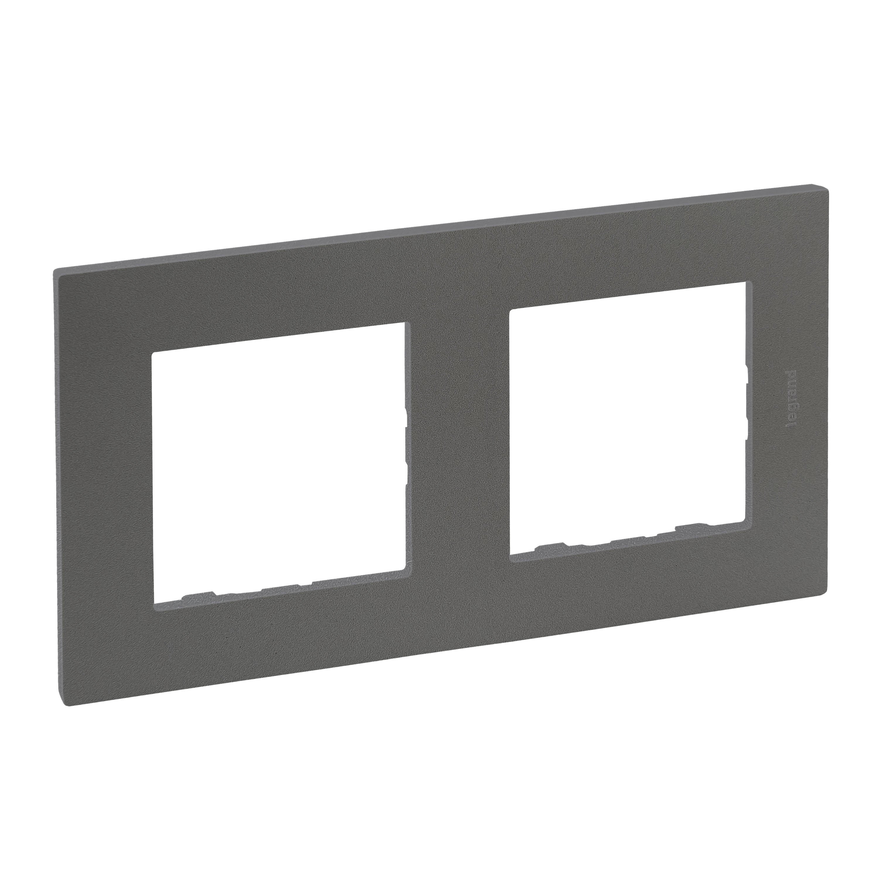 LEGRAND 768872Legrand Renkli Çerçeveler (Tıtanyum) - İkiliLegrand Renkli Çerçeveler (Tıtanyum) - İkili{ubercoelektromarket}