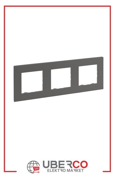 LEGRAND 768873Legrand Renkli Çerçeveler (Tıtanyum) - ÜçlüLegrand Renkli Çerçeveler (Tıtanyum) - Üçlü{ubercoelektromarket}
