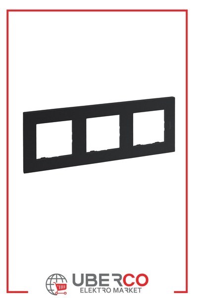 LEGRAND 768373Legrand Renkli Çerçeveler - Üçlü - FümeLegrand Renkli Çerçeveler - Üçlü - Füme{ubercoelektromarket}