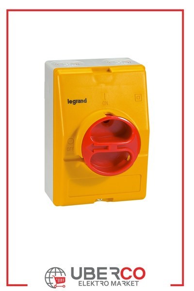 LEGRAND 022600Legrand Reverso Emniyet Şalteri - Kutulu - 3 Kutup + Yardımcı Kontak - 25ALegrand Reverso Emniyet Şalteri - Kutulu - 3 Kutup +{ubercoelektromarket}