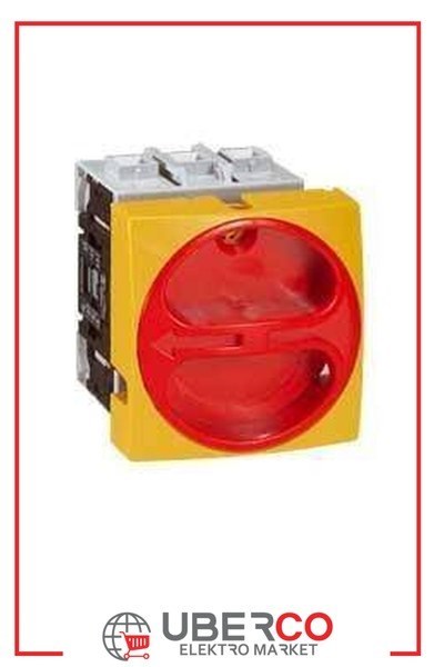 LEGRAND 022107Legrand Reverso Emniyet Şalteri - Pano Kapağına Montaj (Kilitlenebilir) - 3 Kutup - 100ALegrand Reverso Emniyet Şalteri - Pano Kapağına Montaj{ubercoelektromarket}