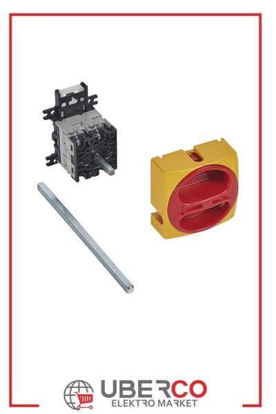 LEGRAND 022151Legrand Reverso Emniyet Şalteri - Pano Tabanına Montaj (Kilitlenebilir, Uzatma Kollu, Kilit Mekanizmalı) - 4 Kutup - 20ALegrand Reverso Emniyet Şalteri - Pano Tabanına Montaj{ubercoelektromarket}