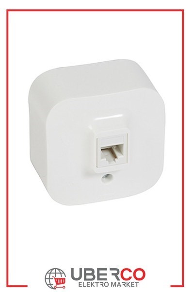 LEGRAND 782414Legrand Forix IP21 serisi sıva üstü beyaz RJ11 telefon priziLegrand RJ11 - 1 çıkış - Beyaz{ubercoelektromarket}
