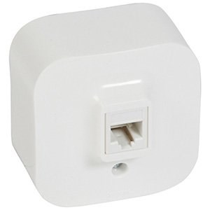 LEGRAND 782414Legrand Forix IP21 serisi sıva üstü beyaz RJ11 telefon priziLegrand RJ11 - 1 çıkış - Beyaz{ubercoelektromarket}