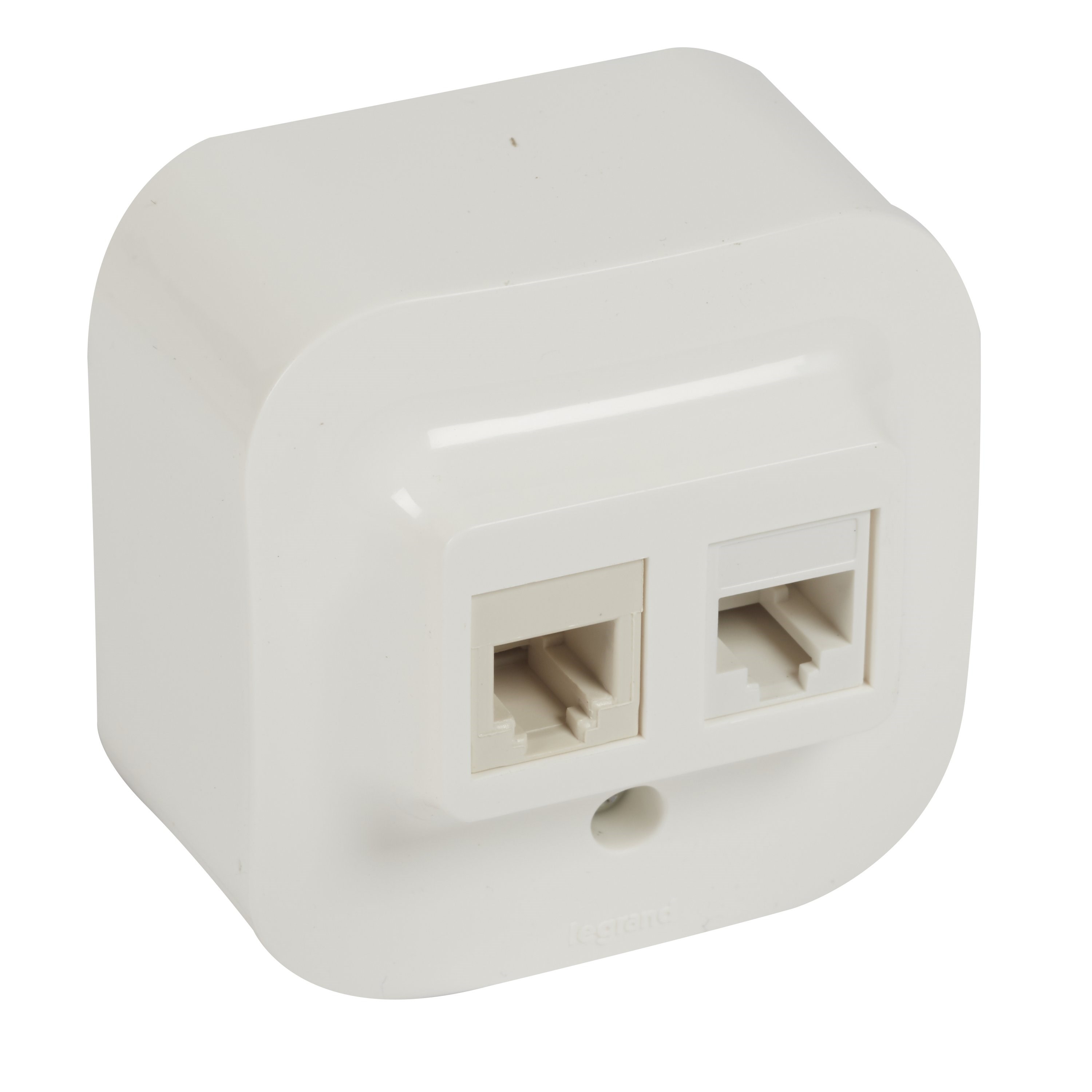 LEGRAND 782421Legrand Forix beyaz RJ11 ve RJ45 cat5e çıkışlı data priziLegrand RJ11+RJ45 Cat5e - Beyaz{ubercoelektromarket}