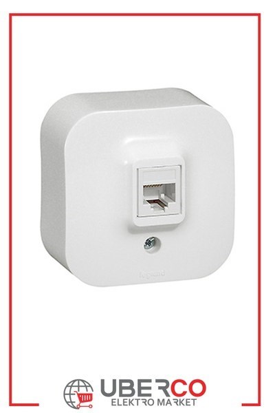 LEGRAND 782424Legrand Forix IP21 serisi sıva üstü beyaz RJ45 cat5e utp data priziLegrand RJ45 Cat5e UTP - 1 çıkış - Beyaz{ubercoelektromarket}