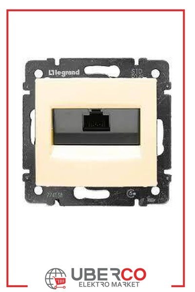 LEGRAND 774146Legrand RJ45 Cat6 UTP, 1 çıkış - Data Prizleri - BejLegrand RJ45 Cat6 UTP, 1 çıkış - Data Prizleri - Bej{ubercoelektromarket}
