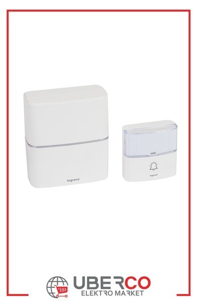 LEGRAND 094270Legrand Serenity serisi RF zil kiti - Beyaz, IP54 zil butonu - BeyazLegrand Serenity serisi RF zil kiti - Beyaz, IP54 zil butonu{ubercoelektromarket}