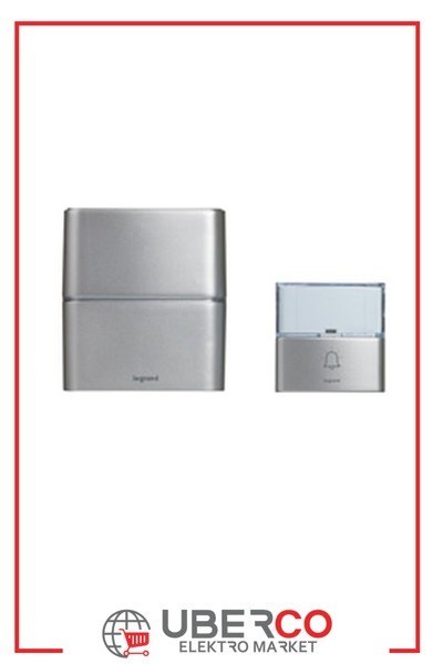 LEGRAND 094271Legrand Serenity serisi RF zil kiti, IP54 zil butonu - AlüminyumLegrand Serenity serisi RF zil kiti, IP54 zil butonu{ubercoelektromarket}