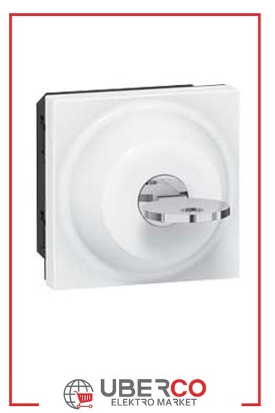 LEGRAND 077073Legrand Sistem Armada - 3 Konumlu kilitli anahtar, 6 A - BeyazLegrand Sistem Armada - 3 Konumlu kilitli anahtar, 6 A{ubercoelektromarket}