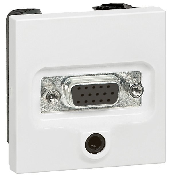 LEGRAND 078774Legrand Sistem Armada - Audıo-Vıdeo Priz - HD15 priz + 3,5mm jack - BeyazLegrand Sistem Armada - Audıo-Vıdeo Priz - HD15 priz + 3,5mm{ubercoelektromarket}
