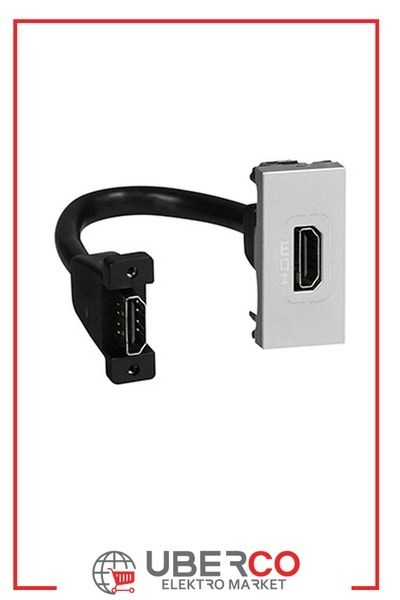 LEGRAND 079378Legrand Sistem Armada - Audıo-Vıdeo Priz - Önceden sonlandırılmış Hdmı priz - AlüminyumLegrand Sistem Armada - Audıo-Vıdeo Priz - Önceden{ubercoelektromarket}