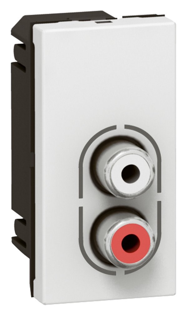 LEGRAND 078753Legrand Sistem Armada - Audıo-Vıdeo Priz - İkili RCA priz (audio için) - BeyazLegrand Sistem Armada - Audıo-Vıdeo Priz - İkili RCA priz{ubercoelektromarket}