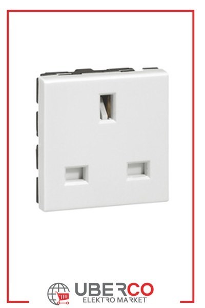 LEGRAND 077505Legrand Sistem Armada - İngiliz STD. Priz 13A - Topraklı priz - BeyazLegrand Sistem Armada - İngiliz STD. Priz 13A - Topraklı{ubercoelektromarket}