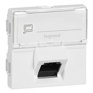LEGRAND 076508Legrand Sistem Armada - RJ45 STP 45° açılı Priz - Cat6A STP - BeyazLegrand Sistem Armada - RJ45 STP 45° açılı Priz - Cat6A STP{ubercoelektromarket}