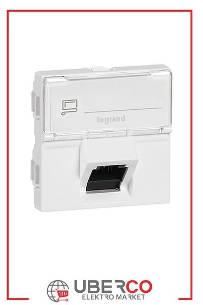 LEGRAND 076508Legrand Sistem Armada - RJ45 STP 45° açılı Priz - Cat6A STP - BeyazLegrand Sistem Armada - RJ45 STP 45° açılı Priz - Cat6A STP{ubercoelektromarket}