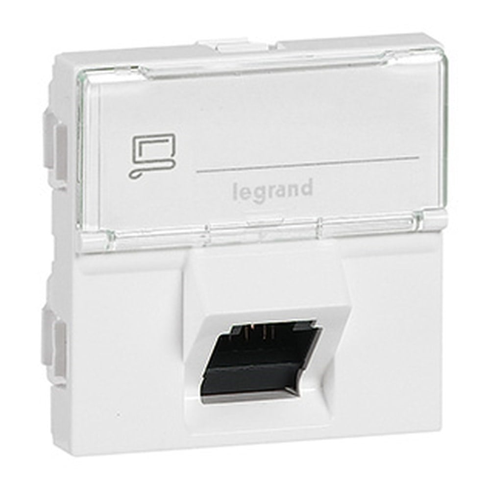 LEGRAND 076508Legrand Sistem Armada - RJ45 STP 45° açılı Priz - Cat6A STP - BeyazLegrand Sistem Armada - RJ45 STP 45° açılı Priz - Cat6A STP{ubercoelektromarket}