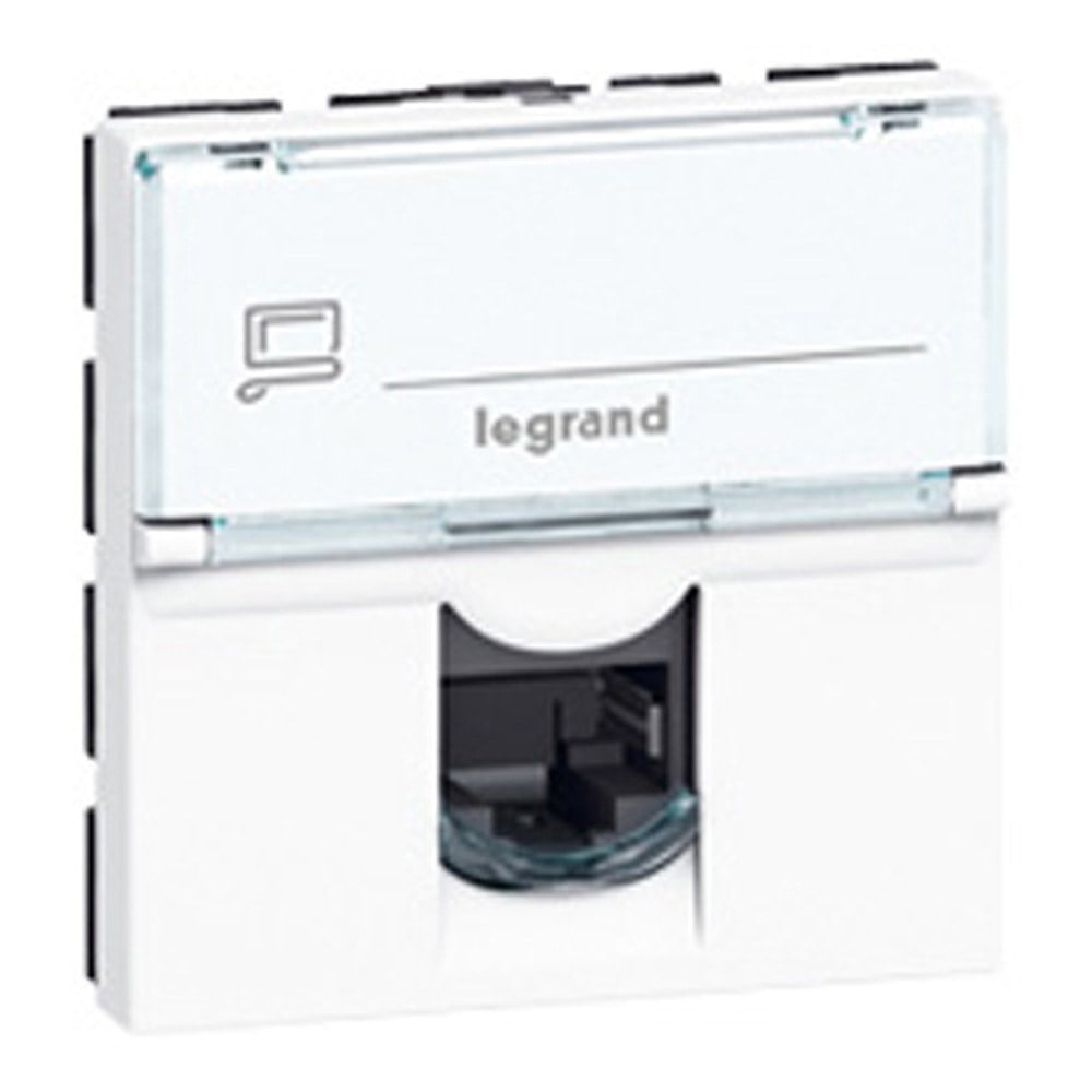 LEGRAND 076593Legrand Sistem Armada - RJ45 STP 90° açılı Priz - Cat6 STP - BeyazLegrand Sistem Armada - RJ45 STP 90° açılı Priz - Cat6 STP{ubercoelektromarket}