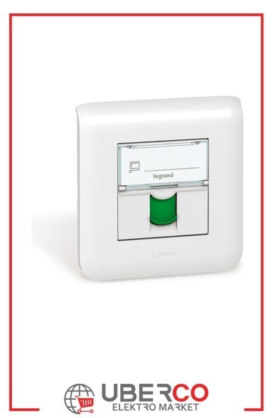 LEGRAND 076524Legrand Sistem Armada - RJ45 STP priz - Cat6A STP - Beyaz, Yeşil kapaklıLegrand Sistem Armada - RJ45 STP priz - Cat6A STP - Beyaz{ubercoelektromarket}