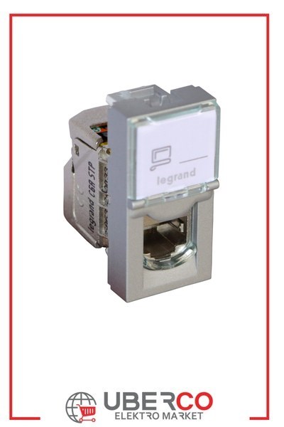 LEGRAND 079473Legrand Sistem Armada - RJ45 STP priz - Cat6A STP - AlüminyumLegrand Sistem Armada - RJ45 STP priz - Cat6A STP{ubercoelektromarket}