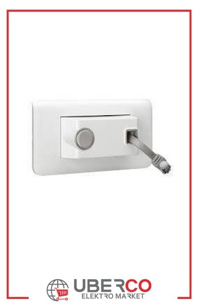 LEGRAND 076532Legrand Sistem Armada - RJ45 UTP makaralı patch cordlu priz - Cat6 UTP - BeyazLegrand Sistem Armada - RJ45 UTP makaralı patch cordlu priz{ubercoelektromarket}