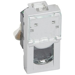 LEGRAND 079451Legrand Sistem Armada - RJ45 UTP priz - Cat5e UTP - AlüminyumLegrand Sistem Armada - RJ45 UTP priz - Cat5e UTP{ubercoelektromarket}