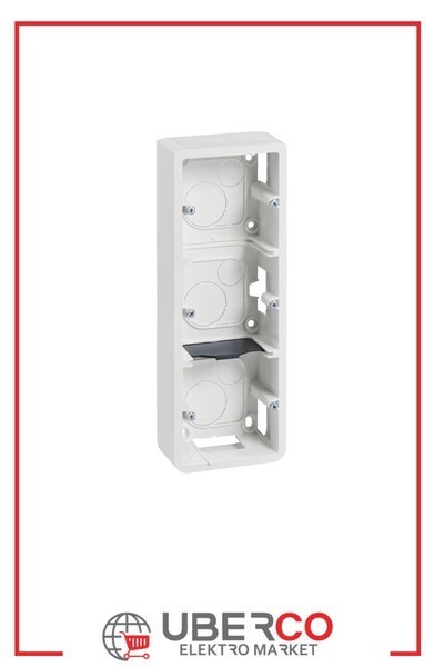 LEGRAND 080283Legrand Sistem Armada - Sıva Üstü Buat - 802 53 referanslı kaide - Modül 3x2 - DikeyLegrand Sistem Armada - Sıva Üstü Buat - 802 53 referanslı{ubercoelektromarket}