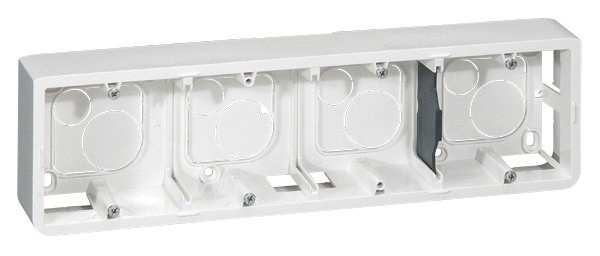 LEGRAND 080284Legrand Sistem Armada - Sıva Üstü Buat - 802 54 referanslı kaide - Modül 10 veya 4x2 - YatayLegrand Sistem Armada - Sıva Üstü Buat - 802 54 referanslı{ubercoelektromarket}