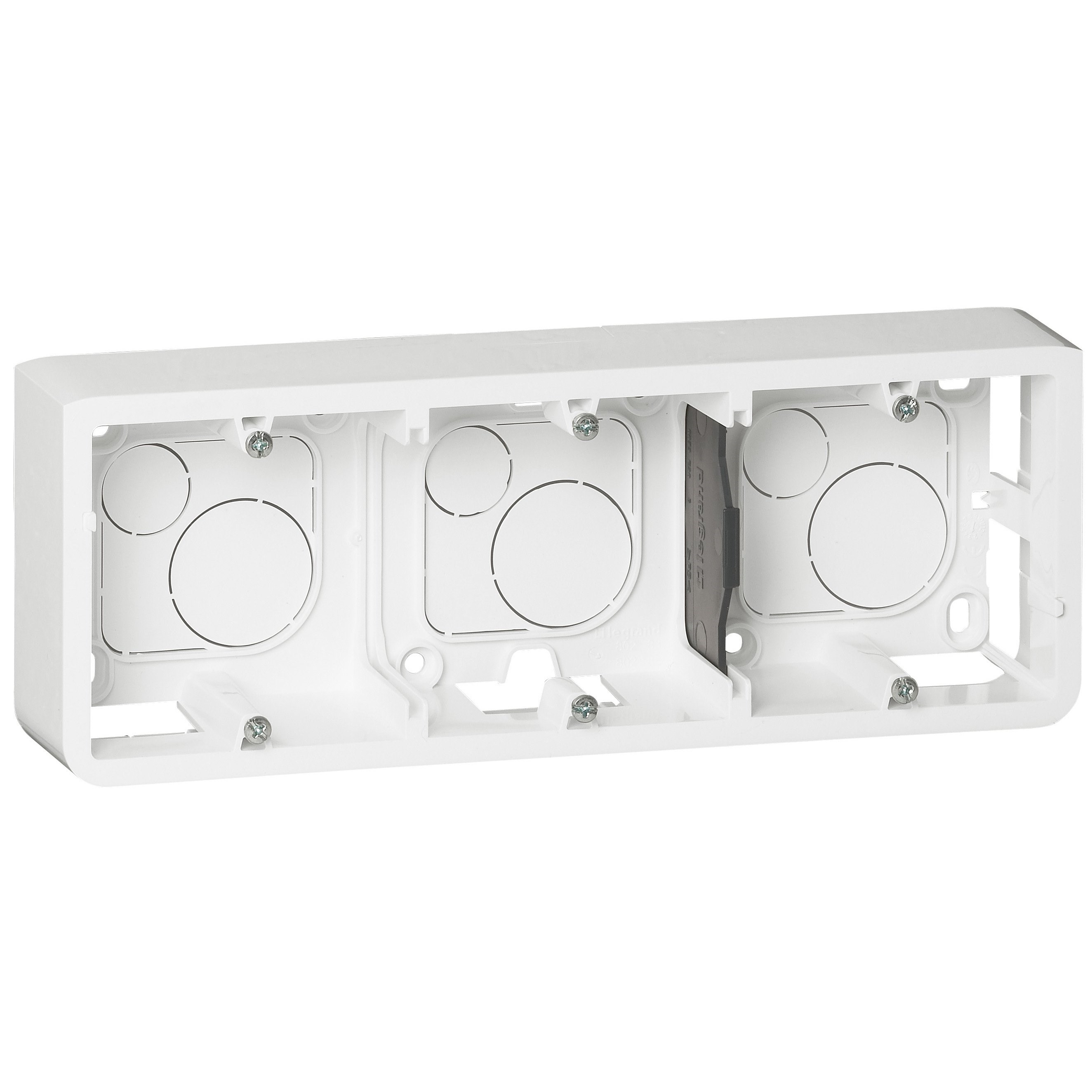 LEGRAND 080286Legrand Sistem Armada - Sıva Üstü Buat - 802 53 referanslı kaide - Modül 6/8 veya 3x2 - YatayLegrand Sistem Armada - Sıva Üstü Buat - 802 53 referanslı{ubercoelektromarket}