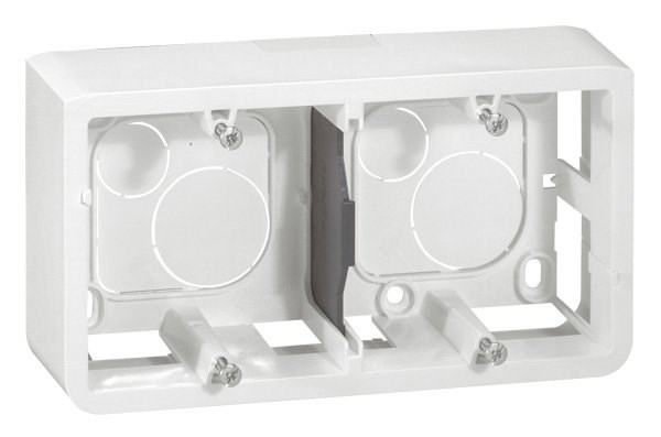 LEGRAND 080285Legrand Sistem Armada - Sıva Üstü Buat - 802 52 referanslı kaide - Modül 4/5 veya 2x2 - YatayLegrand Sistem Armada - Sıva Üstü Buat - 802 52 referanslı{ubercoelektromarket}