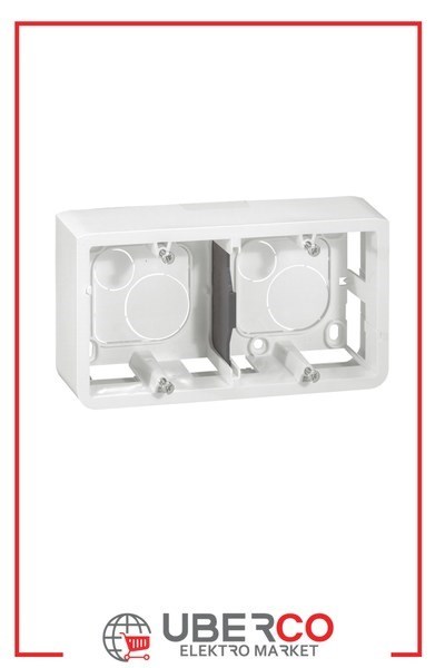 LEGRAND 080285Legrand Sistem Armada - Sıva Üstü Buat - 802 52 referanslı kaide - Modül 4/5 veya 2x2 - YatayLegrand Sistem Armada - Sıva Üstü Buat - 802 52 referanslı{ubercoelektromarket}