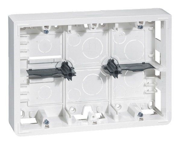 LEGRAND 080276Legrand Sistem Armada - Sıva Üstü Buat - 802 66 referanslı kaide - Modül 2x6/8, 2x(3x2) - YatayLegrand Sistem Armada - Sıva Üstü Buat - 802 66 referanslı{ubercoelektromarket}