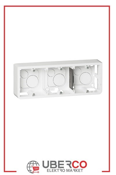 LEGRAND 080286Legrand Sistem Armada - Sıva Üstü Buat - 802 53 referanslı kaide - Modül 6/8 veya 3x2 - YatayLegrand Sistem Armada - Sıva Üstü Buat - 802 53 referanslı{ubercoelektromarket}
