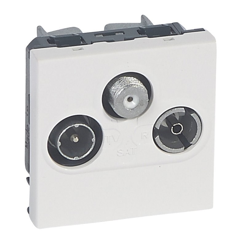 LEGRAND 079296Legrand Sistem Armada - TV/RD/SAT Prizi VE Sesli İkaz - TV/RD/SAT prizi, yıldız - Alü.Legrand Sistem Armada - TV-RD-SAT Prizi VE Sesli İkaz{ubercoelektromarket}
