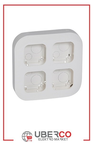 LEGRAND 782494Legrand Forix IP21 mekanizmalar için 4 lü sıva üstü kutuLegrand Sıva üstü çoklu çerçeve - 4lü{ubercoelektromarket}