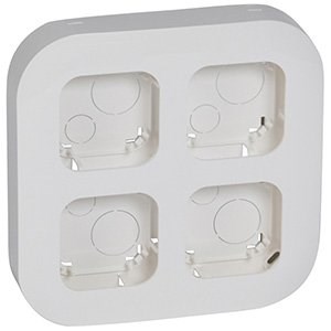 LEGRAND 782494Legrand Forix IP21 mekanizmalar için 4 lü sıva üstü kutuLegrand Sıva üstü çoklu çerçeve - 4lü{ubercoelektromarket}
