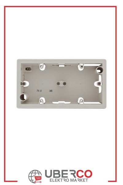 LEGRAND 776132Legrand Sıva Üstü Montaj Kasaları - İkili sıva üstü montaj kasası - BejLegrand Sıva Üstü Montaj Kasaları - İkili sıva üstü montaj{ubercoelektromarket}