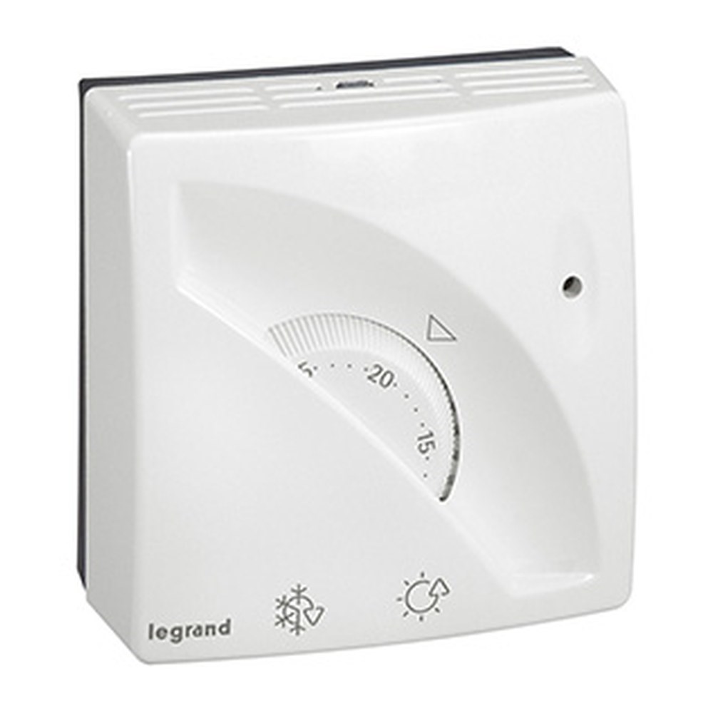 LEGRAND 049898Legrand Sıva üstü ortam termostatı Ayar alanı: 6 - 30°CLegrand Sıva üstü ortam termostatı - Beyaz{ubercoelektromarket}