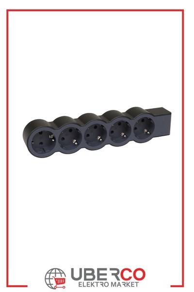 LEGRAND 694578Legrand STANDART GRUP PRİZLER, 16 A, 3680 W, 5 X 2P+E ÇIKIŞLI, KABLOSUZ, SİYAH/KOYU GRİLegrand STANDART GRUP PRİZLER, 16 A, 3680 W, 5 X 2P+E{ubercoelektromarket}