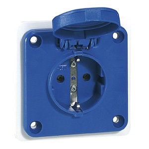 LEGRAND 057676Legrand P17 serisi 75x75mm ebatında çocuk korumalı mavi 16A 250V Pano tipi şebeke priziLegrand Standart Priz Çocuk Korumalı - 230V 16A - Mavi{ubercoelektromarket}